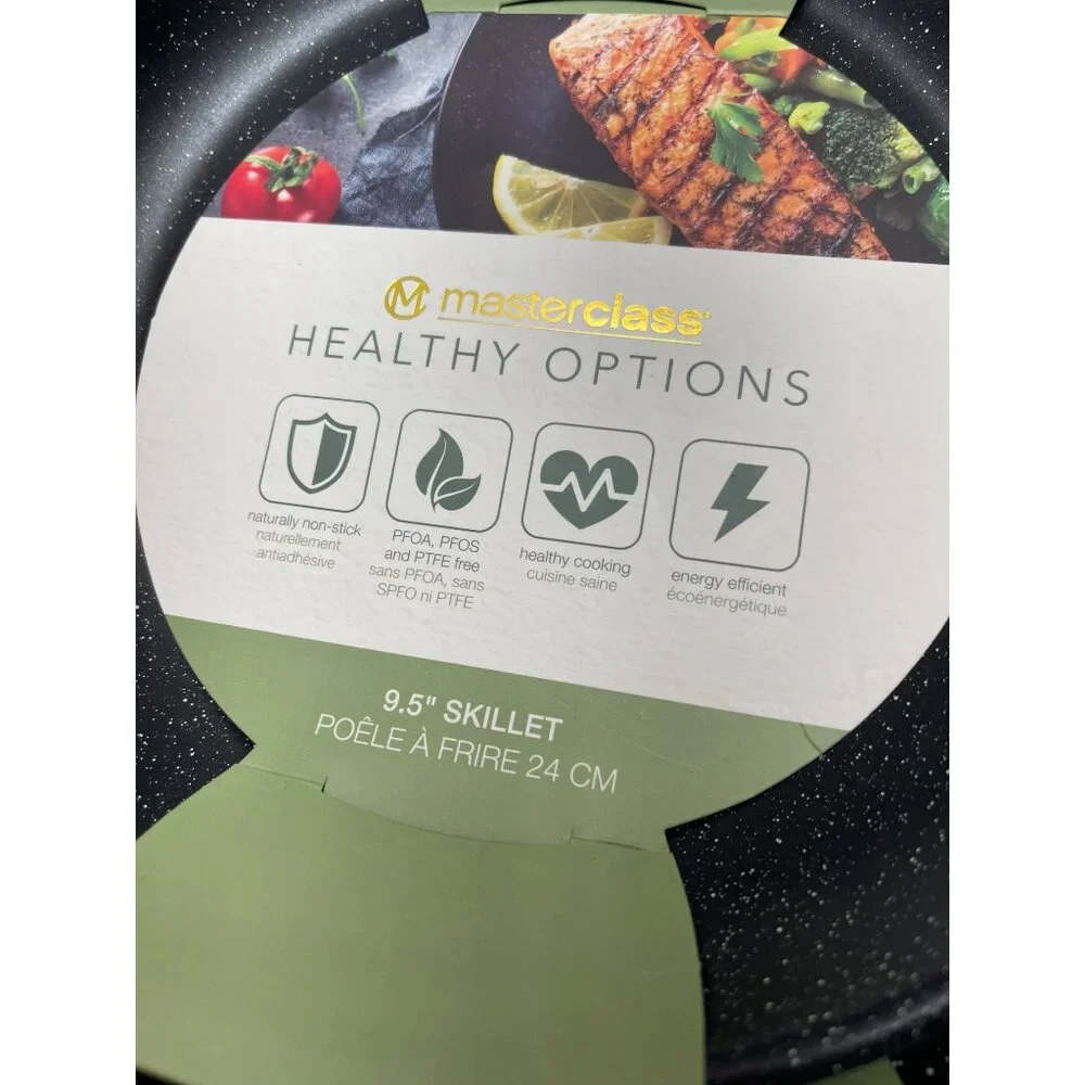 Master Class Skillet Set Healthy Options Non-Stick 8